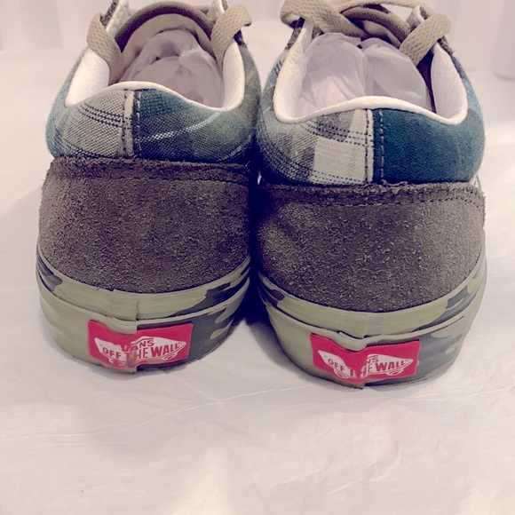 😀VANS - CAMO and Olive Suede size 3 - Picture 6 of 10